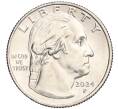 Монета 1/4 доллара (25 центов) 2024 года Р США «Американские женщины — Паули Мюррей» (Артикул M2-70773)