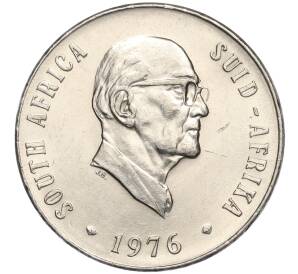 50 центов 1976 года ЮАР «Окончание президентства Якобуса Йоханнеса Фуше»