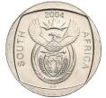 Монета 2 рэнда 2004 года ЮАР «10 лет первым всеобщим выборам» (Артикул K11-111705)