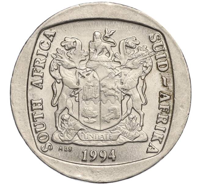 Монета 5 рэндов 1994 года ЮАР «Инаугурация президента» (Артикул K11-111724)