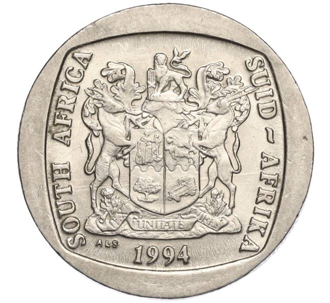 Монета 5 рэндов 1994 года ЮАР «Инаугурация президента» (Артикул K11-111725)