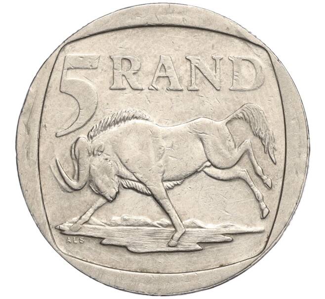 Монета 5 рэндов 2000 года ЮАР «Нельсон Мандела» (Артикул K11-111729)