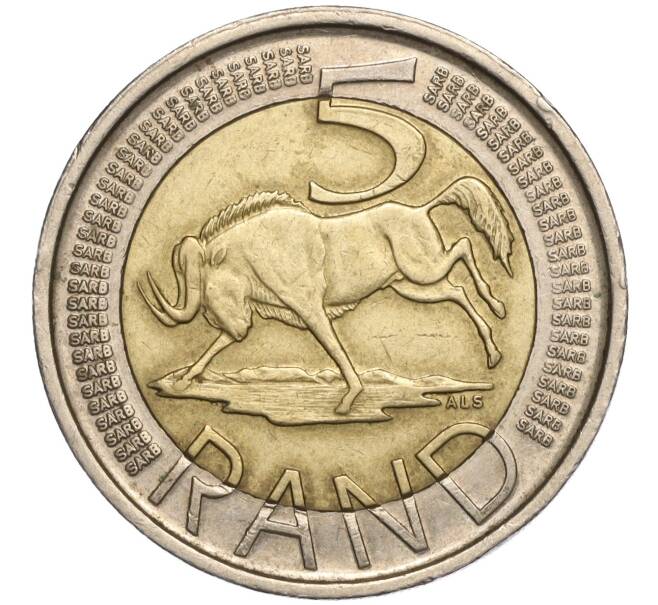 Монета 5 рэндов 2010 года ЮАР (Артикул K11-111736)