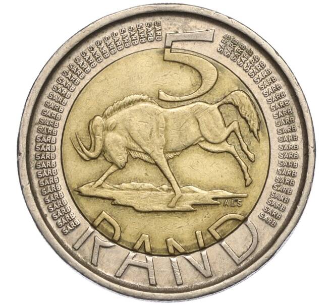 Монета 5 рэндов 2011 года ЮАР (Артикул K11-111738)