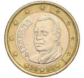 1 евро 2008 года Испания