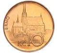Монета 10 крон 1993 года Чехия (Артикул K11-111757)