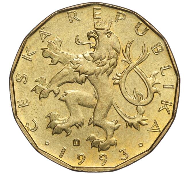 Монета 20 крон 1993 года Чехия (Артикул K11-111764)