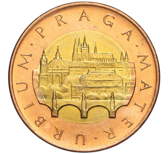 Монета 50 крон 1993 года Чехия (Артикул K11-111768)