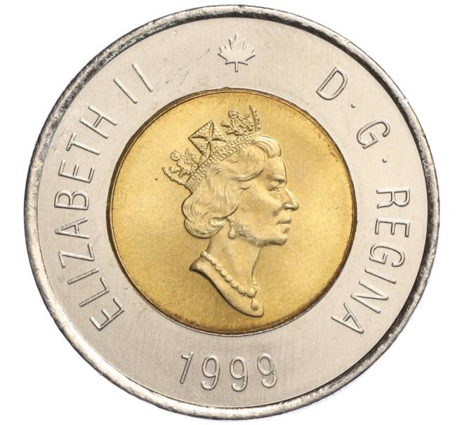 Монета 2 доллара 1999 года Канада «Основание Нунавута» (Артикул M2-70980)