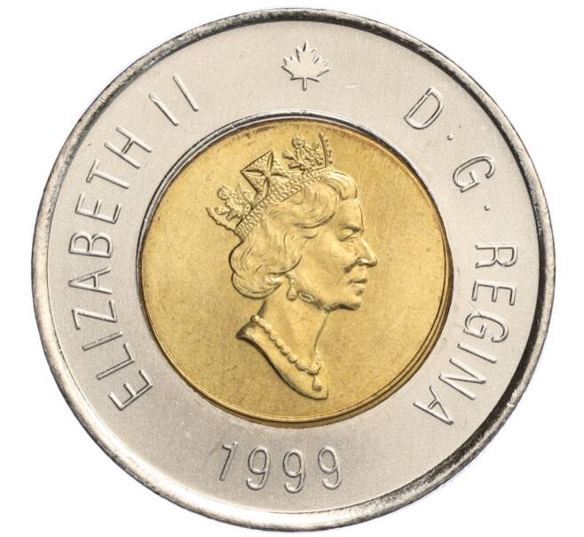 Монета 2 доллара 1999 года Канада «Основание Нунавута» (Артикул M2-70981)