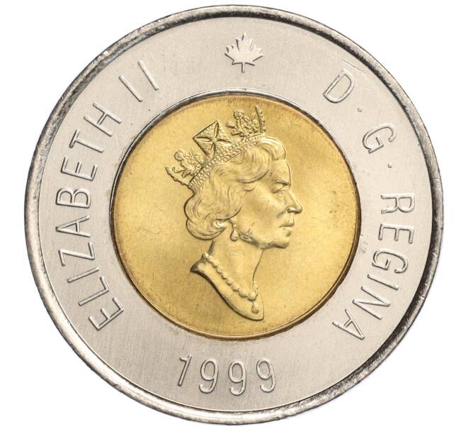 Монета 2 доллара 1999 года Канада «Основание Нунавута» (Артикул M2-70982)