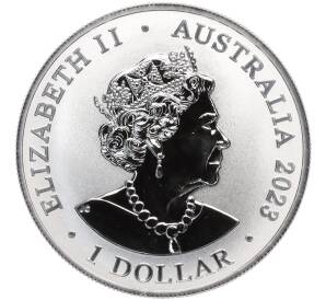 1 доллар 2023 года Австралия «Самая опасная в Австралии — Австралийская коробчатая медуза»