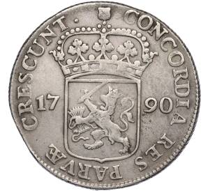 1 серебряный дукат 1790 года Голландская республика — провинция Траектум (земля Утрехт) — Фото №2
