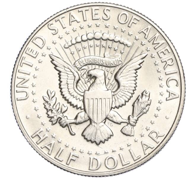 Монета 1/2 доллара (50 центов) 1968 года D США (Артикул M2-71088)