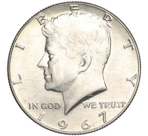 1/2 доллара (50 центов) 1967 года США