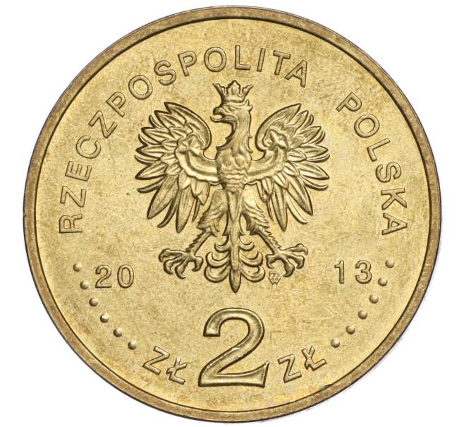 Монета 2 злотых 2013 года Польша «100 лет со дня рождения Витольда Лютославского» (Артикул K11-112345)