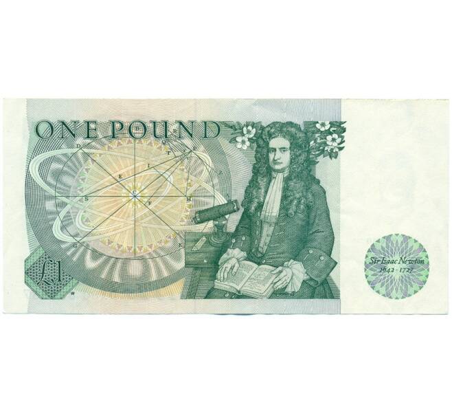 Банкнота 1 фунт 1982 года Великобритания (Банк Англии) (Артикул K11-112555)