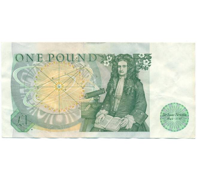Банкнота 1 фунт 1982 года Великобритания (Банк Англии) (Артикул: K11-112569) — Фото №2