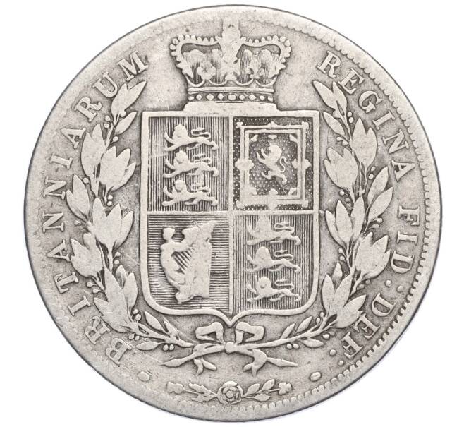 Монета 1/2 кроны 1881 года Великобритания (Артикул K11-112598)