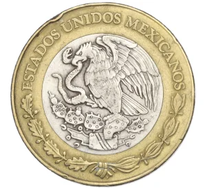 10 новых песо 1992 года Мексика