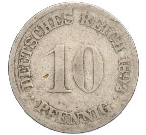 10 пфеннигов 1892 года G Германия