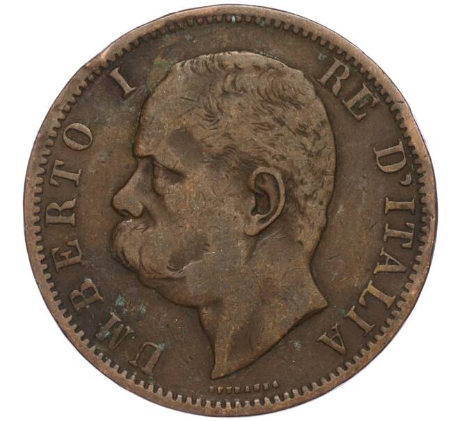 Монета 10 чентезимо 1894 года BI Италия (Артикул K11-112647)