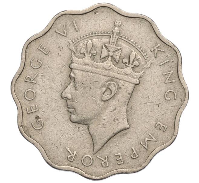 Монета 10 центов 1944 года Британские Сейшелы (Артикул K27-84824)