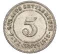 Монета 5 центов 1919 года Стрейтс Сетлментс (Артикул K27-84830)