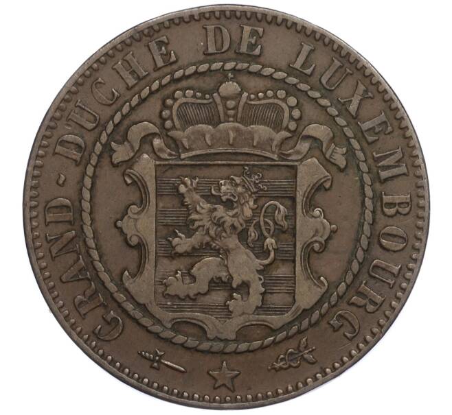 Монета 10 сантимов 1870 года Люксембург (Артикул K27-84833)