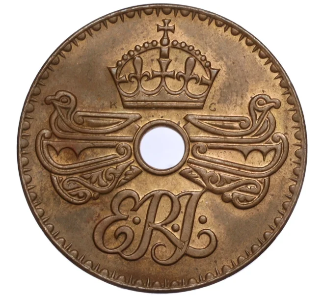 Монета 1 пенни 1936 года Британская Новая Гвинея (Артикул K27-84852)