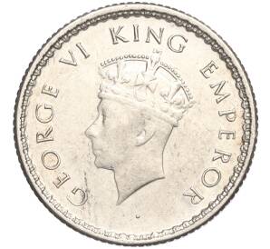 1/4 рупии 1939 года Британская Индия — Фото №2