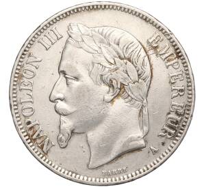 5 франков 1869 года А Франция — Фото №2