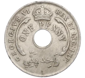 1 пенни 1937 года Н Британская Западная Африка