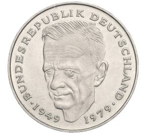 2 марки 1991 года A Германия «Курт Шумахер»