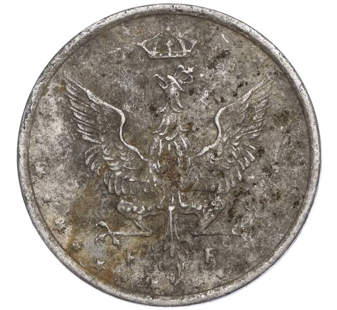 Монета 10 фенигов 1917 года F Королевство Польское (Германская оккупация Польши) (Артикул K11-113101)