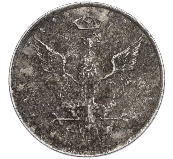 Монета 10 фенигов 1917 года F Королевство Польское (Германская оккупация Польши) (Артикул K11-113102)