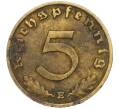 Монета 5 рейхспфеннига 1938 года E Германия (Артикул K11-113104)