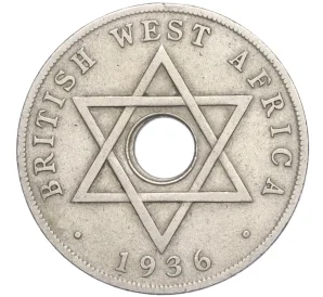 1 пенни 1936 года KN Британская Западная Африка (Эдуард VIII)