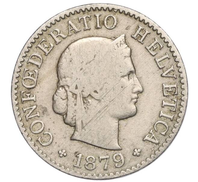 Монета 5 раппенов 1879 года Швейцария (Артикул K11-113125)