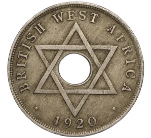 1 пенни 1920 года H Британская Западная Африка