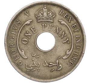 1 пенни 1920 года H Британская Западная Африка