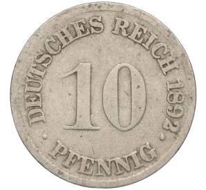 10 пфеннигов 1892 года G Германия — Фото №1