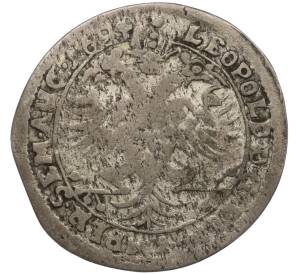 1 шиллинг (6 штюберов) 1694 года Восточная Фрисландия