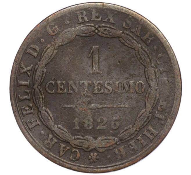 Монета 1 чентезимо 1826 года Сардиния (Артикул K11-113201)
