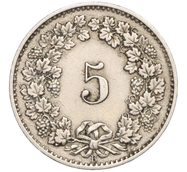Монета 5 раппенов 1881 года Швейцария (Артикул K11-113205)