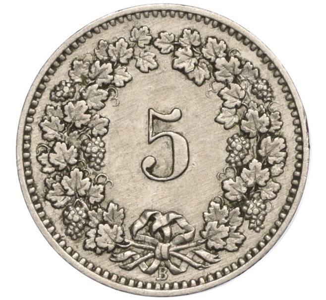 Монета 5 раппенов 1888 года Швейцария (Артикул K11-113209)