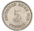Монета 5 пфеннигов 1902 года F Германия (Артикул K11-113210)
