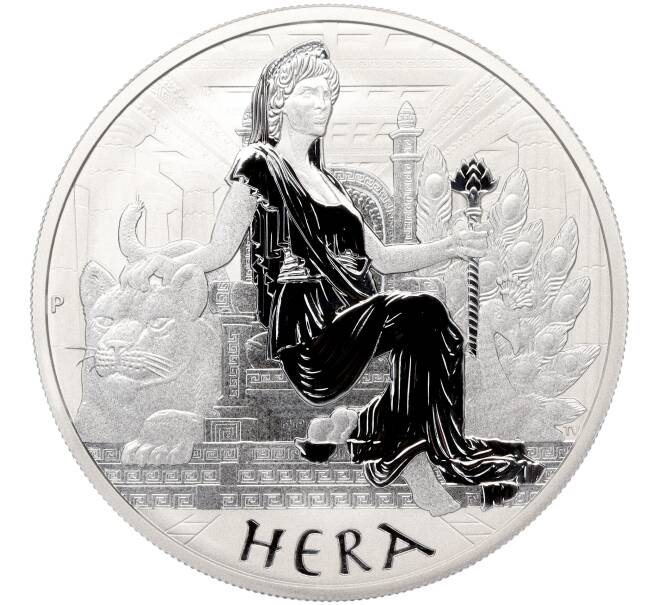 Монета 1 доллар 2022 года Тувалу «Боги Олимпа — Гера» (Артикул M2-71102)