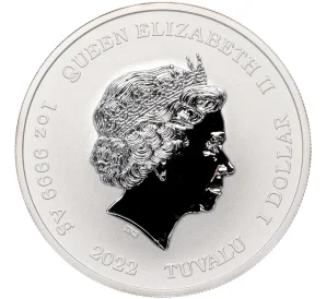 1 доллар 2022 года Тувалу «Боги Олимпа — Гера»