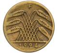 Монета 5 рентенпфеннигов 1924 года F Германия (Артикул K11-113274)